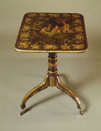 George III tripod table by English School